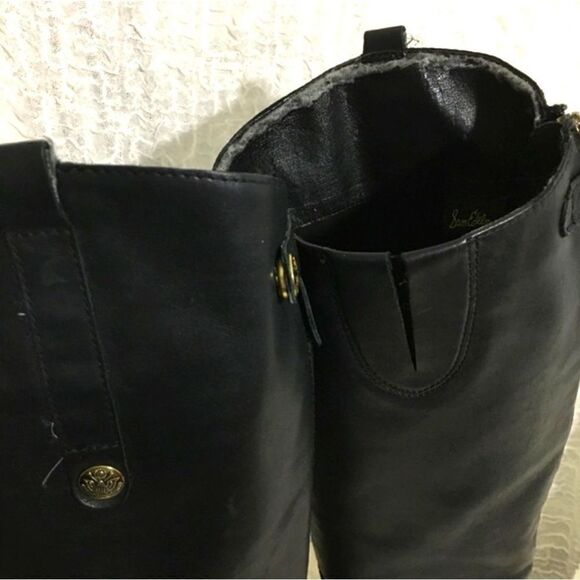 Sam Eldeman Penny Leather Tall Riding Boots Size 9.5M - Picture 5 of 12